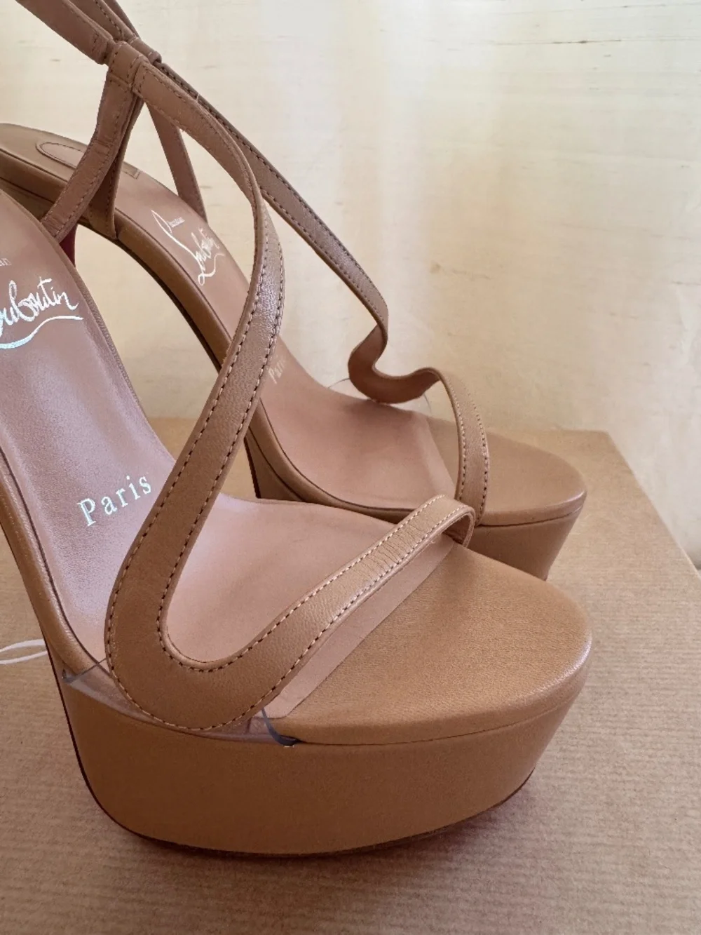 Christian Louboutin Rosalie Alta 150mm Blush size 36
